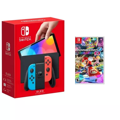 Nintendo Switch™ Mario Kart™ 8 Deluxe Bundle (Full Game Download + 3 Mo. Nintendo  Switch Online Membership Included) 