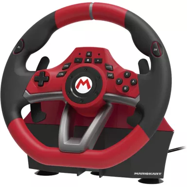 image of Hori - Mario Kart Racing Pro Deluxe for Nintendo Switch - Red with sku:bb21705347-bestbuy