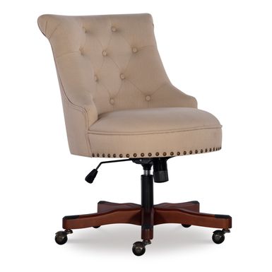 image of Sabella Office Chair Beige  with sku:lfxs1400-linon