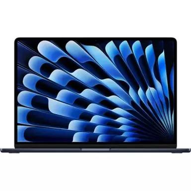 image of MacBook Air 15-inch Laptop - Apple M3 chip - 8GB Memory - 256GB SSD (Latest Model) - Midnight with sku:mryu3-electronicexpress