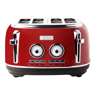 image of Haden Dorset Stainless Steel 4-Slice Toaster - Rectory Red with sku:8kngeawpbmyl9ig2zs_rkqstd8mu7mbs-overstock