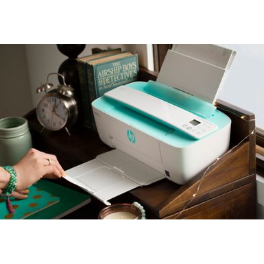 Alt View Zoom 20. HP - DeskJet 3755 Wireless All-in-One Instant Ink Ready Inkjet Printer - Seagrass