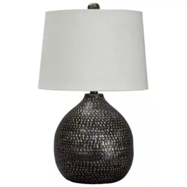 image of Black/Gold Finish Maire Metal Table Lamp (1/CN) with sku:l207294-ashley