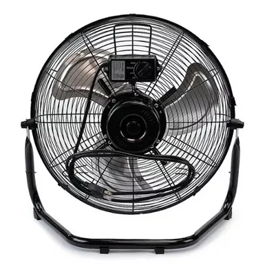 image of NewAir - 3000 CFM 18” High Velocity Portable Floor Fan with 3 Fan Speeds and Long-Lasting Ball Bearing Motor - Black with sku:bb21585236-bestbuy