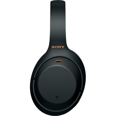 Alt View Zoom 12. Sony - WH-1000XM4 Wireless Noise-Cancelling Over-the-Ear Headphones - Black
