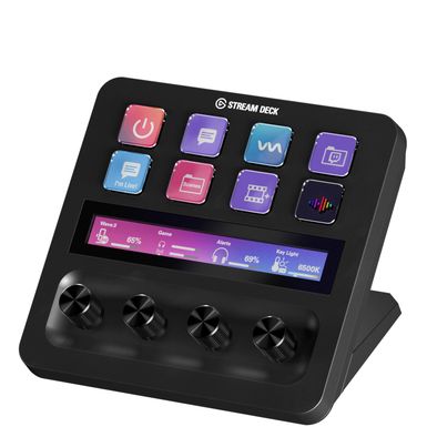 image of Elgato - Stream Deck + Full-size Wired USB Keypad with - Black with sku:bb22056248-6524801-bestbuy-corsair