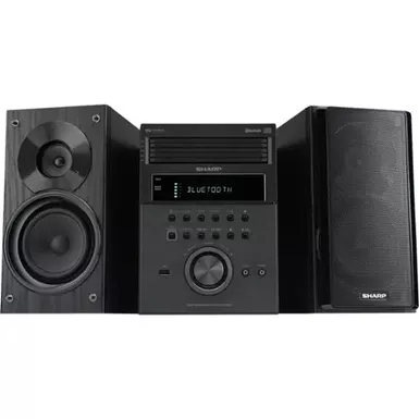 image of Sharp - 5-Disc Micro System - Black with sku:bb20970018-5937003-bestbuy-sharp