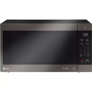image of LG - NeoChef 2.0 Cu. Ft. Countertop Microwave with Sensor Cooking and EasyClean - Black Stainless Steel with sku:bb20665175-bestbuy