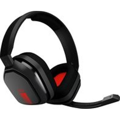 image of Astro Gaming - A10 Wired Stereo Over-the-Ear Gaming Headset for PC, Xbox, PlayStation, and Nintendo Switch with Flip-to-Mute Mic - Black/Red with sku:bb20954969-6224200-bestbuy-logitech