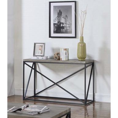 image of Rectangular Sofa Table Sonoma Grey with sku:705619-coaster