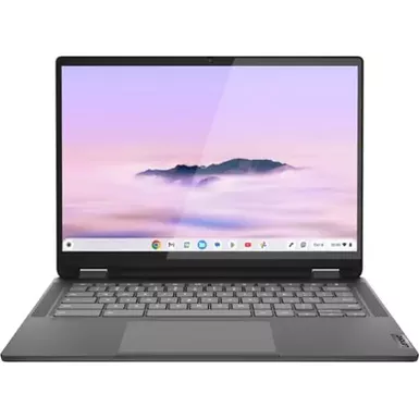 image of Lenovo - IdeaPad Flex 5i Chromebook Plus Laptop 14" - 2K Touch - Intel i3-1315U with 8GB Memory - Intel UHD Graphics - 128GB SSD - Storm Grey with sku:bb22183483-bestbuy