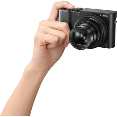 Alt View Zoom 19. Panasonic - LUMIX ZS100 1-inch 20.1-Megapixel Sensor Point and Shoot Digital Camera with LEICA DC 10X Lens - DMC-ZS100K - 
