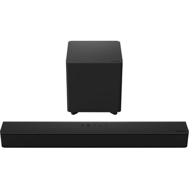 image of VIZIO - 2.1-Channel V-Series Home Theater Sound Bar with DTS Virtual:X and Wireless Subwoofer - Black with sku:bb21803655-6471428-bestbuy-vizio