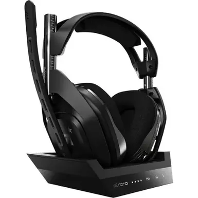 image of Astro Gaming - A50 Wireless Headphones for PS5, PS4 - Black with sku:bb21235607-bestbuy