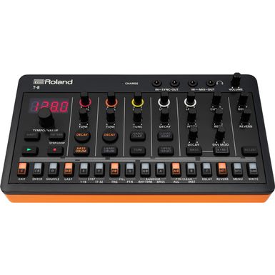 image of Roland AIRA Compact T-8 Beat Machine Synthesizer with sku:rolt8-adorama