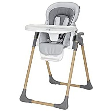 image of Safety 1st 3-in-1 Grow and Go Plus High Chair, 3 Modes of Use: Infant Recliner, Toddler high Chair, and Child seat, High Street with sku:b0bv52d7n8-amazon