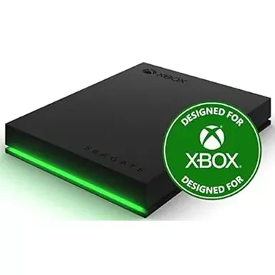 image of Seagate - Game Drive for Xbox 2TB External USB 3.2 Gen 1 Portable Hard Drive Xbox Certified with Green LED Bar - Black with sku:bb21810424-bestbuy