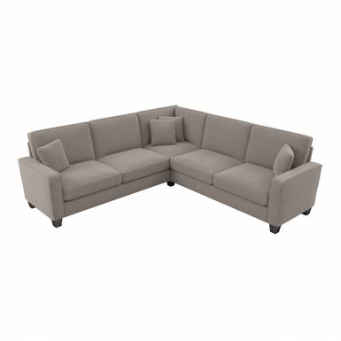 Stockton 98W L Shaped Sectional Couch by Bush Furniture - Turkish Blue