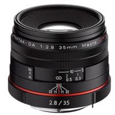 image of Pentax SMCP-DA 35mm f/2.8 HD Macro Limited Lens - Black, U.S.A. Warranty with sku:px3528damhb-adorama
