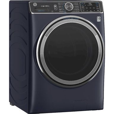 Angle Zoom. GE - 5.0 Cu Ft High-Efficiency Stackable Smart Front Load Washer w/UltraFresh Vent, Microban Antimicrobial & 1-Step Wash+Dry - S