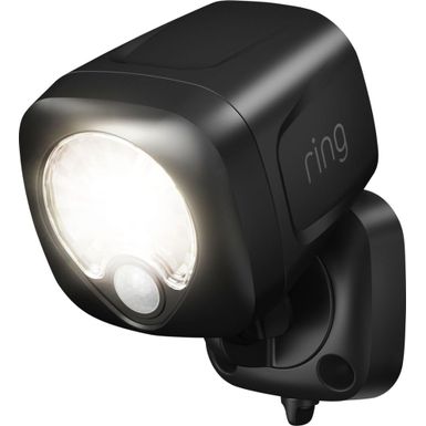 image of Ring - Battery-Powered LED Smart Spotlight - Black with sku:bb21179361-6322659-bestbuy-ring