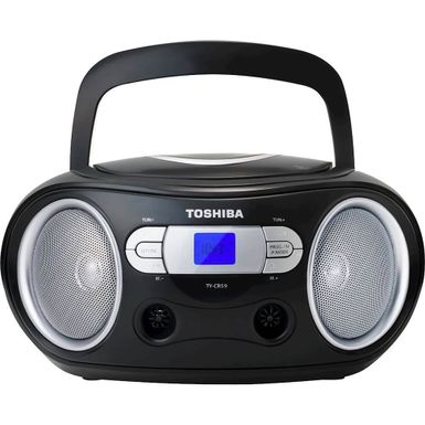 image of Toshiba 2.4W Portable CD Boombox  with sku:tycrs9-electronicexpress