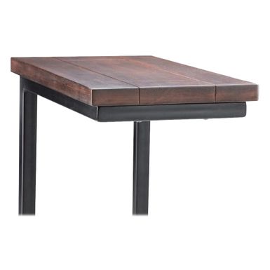 Alt View Zoom 13. Simpli Home - Skyler Rectangular Modern Solid Mango Wood Table - Dark Cognac Brown