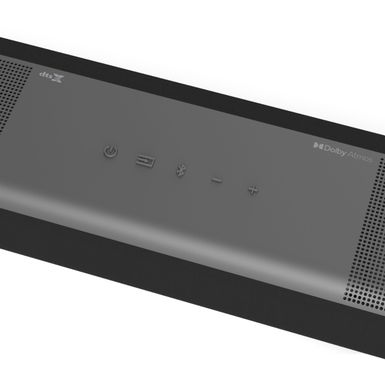 Left Zoom. VIZIO - 5.1.2-Channel M-Series Premium Sound Bar with Wireless Subwoofer, Dolby Atmos and DTS:X - Dark Charcoal