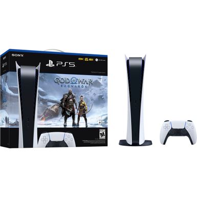 image of PlayStation 5 Digital Edition God of War Ragnarök Bundle with sku:bb22052316-6523224-bestbuy-playstation