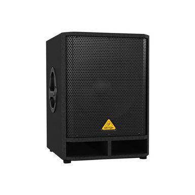 image of Behringer Eurolive VQ1500D High-Performance Active 500-Watt 15" PA Subwoofer with Built-in Stereo Crossover, 65Hz-150Hz Frequency Response with sku:bevq1500d-adorama