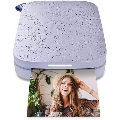 image of HP - Sprocket Portable 2x3" Instant Photo Printer Prints on Zink Paper from iOS & Android - Lilac with sku:bb21810909-bestbuy