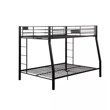 image of ACME Limbra Full XL/Queen Bunk Bed, Sandy Black with sku:38005-acmefurniture