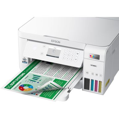Alt View Zoom 21. Epson - EcoTank ET-3830 All-in-One Inkjet Cartridge-Free Supertank Printer