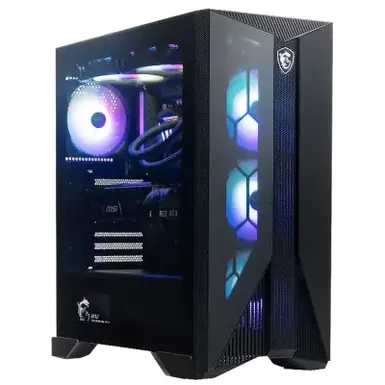 Msi Gaming Desktop Computer Aegis Rs 14th Gen Intel Core I7-14700kf 32gb Ram 2tb Ssd, Nvidia Geforce Rtx 4070 Super In Black