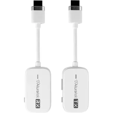 image of Aluratek - Streamcast Pro Wireless HDMI to HDMI Transmitter and Receiver - White with sku:bb22314862-bestbuy