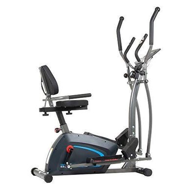 image of Body Champ 3-in-1 Exercise Machine, Trio Trainer, Elliptical and Upright Recumbent Bike with sku:b07gnvc2h4-bod-amz