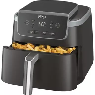 image of Ninja - Air Fryer Pro 4-in-1 with 5 QT Capacity - Gray with sku:bb22256069-bestbuy