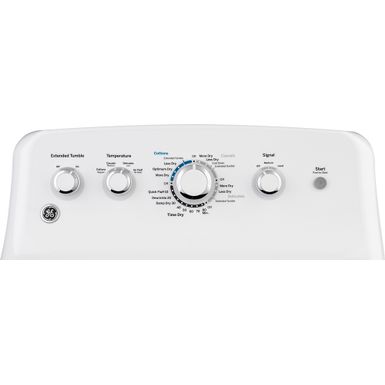 Alt View Zoom 2. GE - 7.2 Cu. Ft. Electric Dryer - White