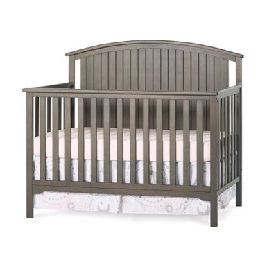 image of Forever Eclectic Cottage Curve Top 4 in 1 Convertible Crib - Dapper Gray with sku:qw9f9juo-bsabtnrcvyrywstd8mu7mbs-chi-ovr