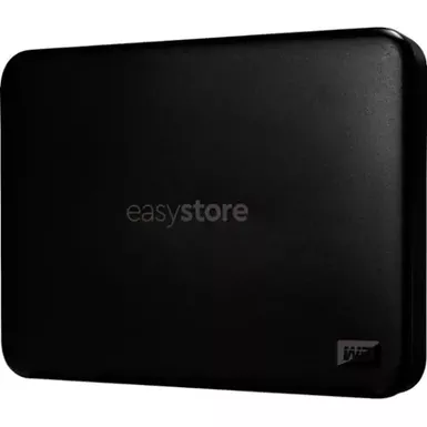 image of WD - Easystore 1TB External USB 3.0 Portable Drive - Black with sku:bb22202685-bestbuy