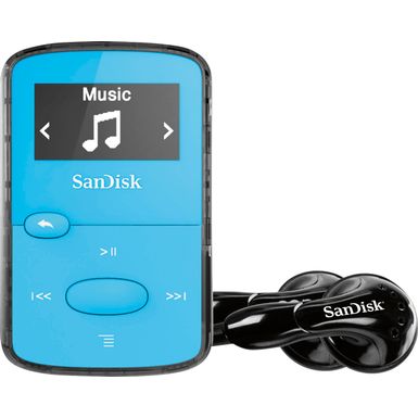 image of SanDisk - Clip Jam 8GB* MP3 Player - Blue with sku:bb19742097-4396004-bestbuy-sandisk