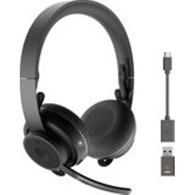 image of Logitech - Zone 900 Wireless Bluetooth Noise Canceling On-Ear Headset - Graphite with sku:bb21746761-6461034-bestbuy-logitech
