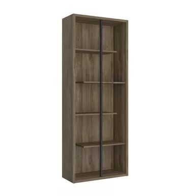 image of Standard 5-Tier Wooden Bookcase, Walnut with sku:rta-987bc-wal-rtaproducts