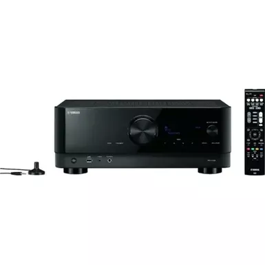 image of Yamaha - RX-V4A 5.2-channel AV Receiver with 8K HDMI and MusicCast - Black with sku:bb21611798-bestbuy