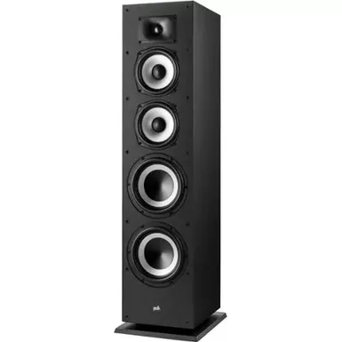 image of Polk Audio Monitor XT70 High-Resolution Large Floorstanding Loudspeaker, Black with sku:bb21828289-bestbuy