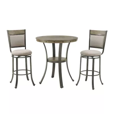 image of Fawnwood Pub Table Pewter with sku:pfxs1439-linon
