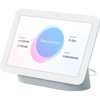 Alt View Zoom 17. Nest Hub 7” Smart Display with Google Assistant (2nd Gen) - Mist