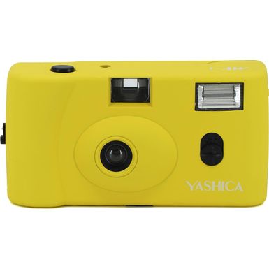 image of Yashica MF-1 Snapshot Art 35mm Film Camera, Yellow with sku:ysmf1ye-adorama