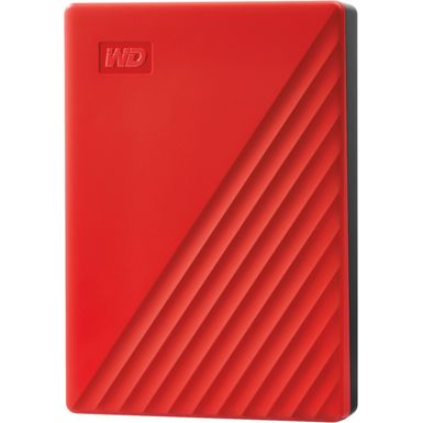 image of WD - My Passport 4TB External USB 3.0 Portable Hard Drive - Red with sku:bb21269525-6356890-bestbuy-westerndigital