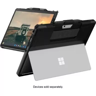 image of UAG - Microsoft Surface Pro Next Scout w/ Hand Strap - Black with sku:bb22065603-bestbuy